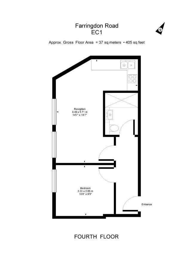 Heinze Flat 402 - One Bedroom Fourth Floor Flat By City Living Londra Exterior foto